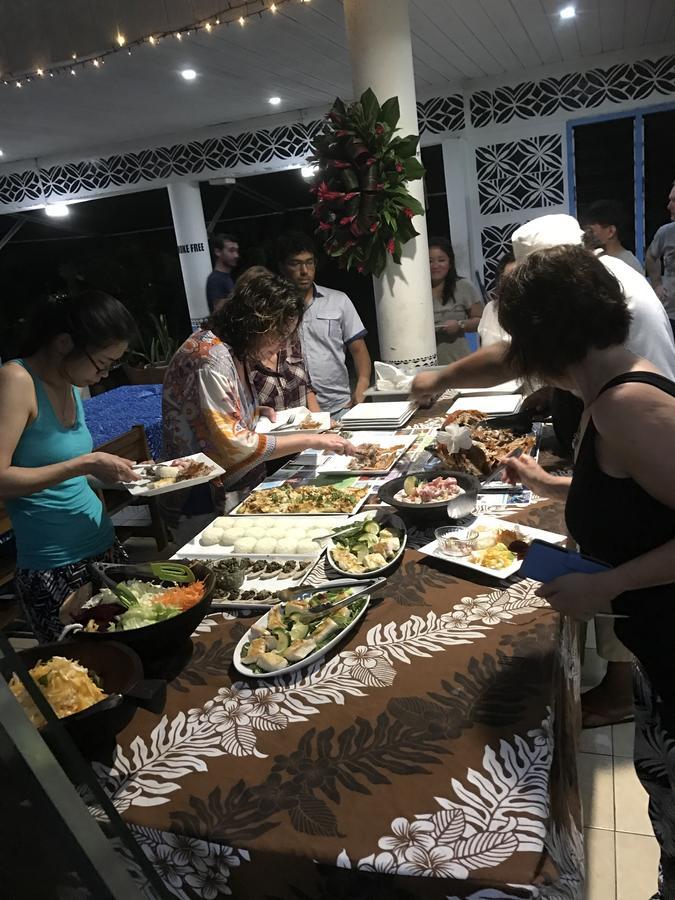 Litia Sini Beach Fales Lalomanu Zimmer foto